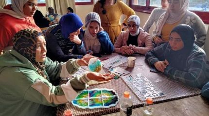 فعاليات اليوم الثاني من ورش تعلم الحرف اليدوية ببورسعيد