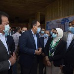 رئيس الوزراء يتفقد مشروع انشاء مستشفي الطواريء بجامعة مفر الشيخ عقب زيارته  لكلية علوم الثروة السمكية