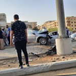 حادث سير بطريق الفيوم أمام حدائق الاهرام